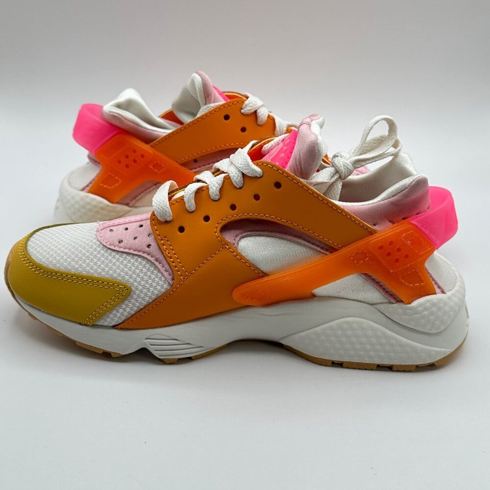 Women's Nike Air Huarache Summit White/Hyper Pink-Solar Flare Sz 7 DX2674-100 - Picture 9 of 13